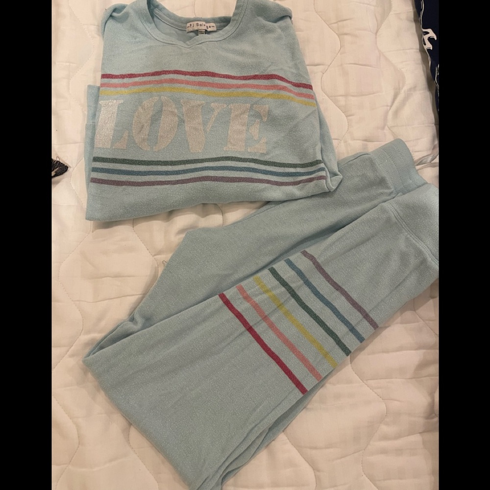 PJ Salvage “Love” Pajamas XS